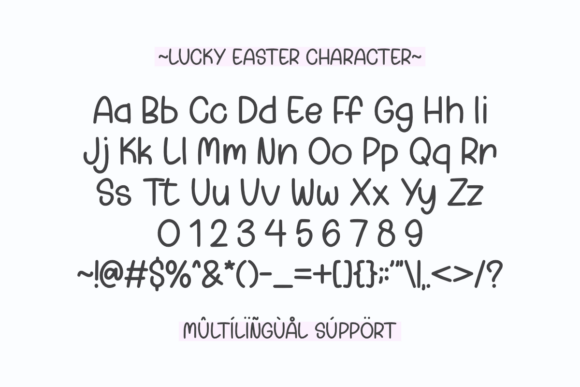 Lucky Easter Font preview 3