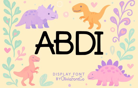 Abdi Font preview 2