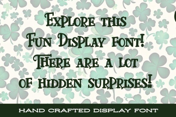 Lucky No. 4 Font preview 4