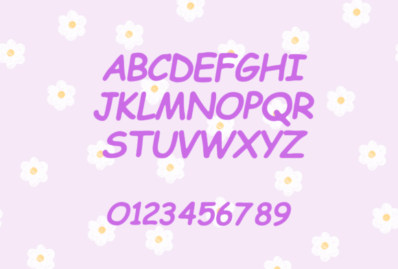 Lucky Number Font preview 2