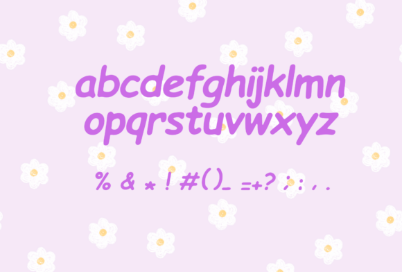 Lucky Number Font preview 3