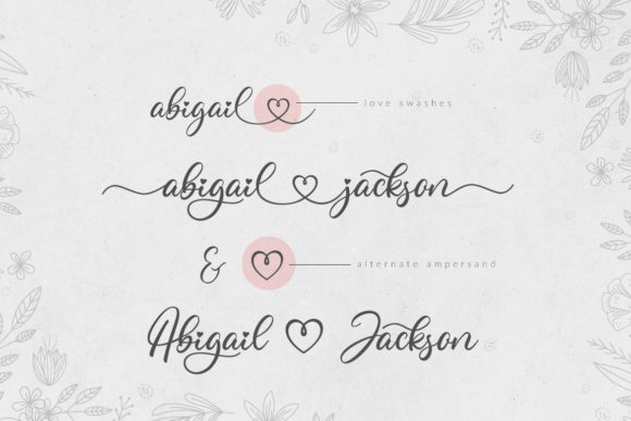 Abigail Font preview 4