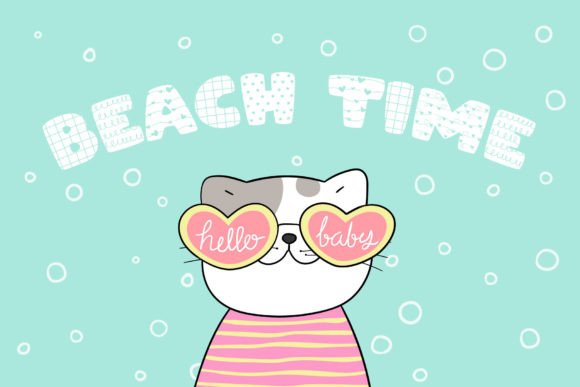 Luna Cute Font preview 2