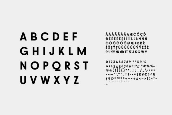 Brosqua Font preview 2