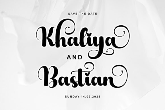 Lustia Font preview 3