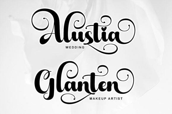 Lustia Font preview 4