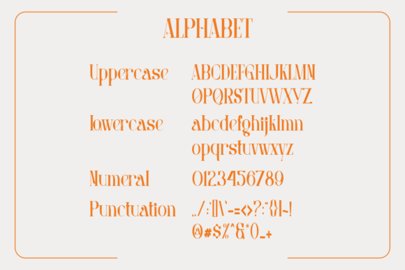 Lutry Xary Font preview 2