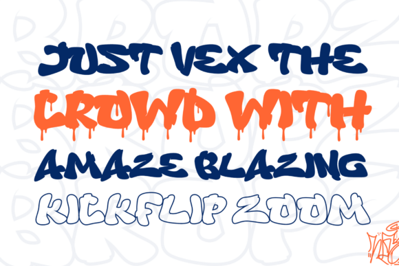 Bropz Font preview 3