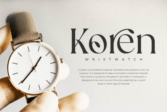 Luxury Font preview 2