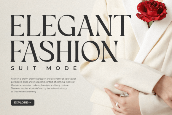 Luxury Font preview 3