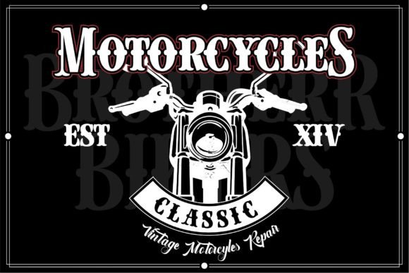 Brother Bikers Font preview 4
