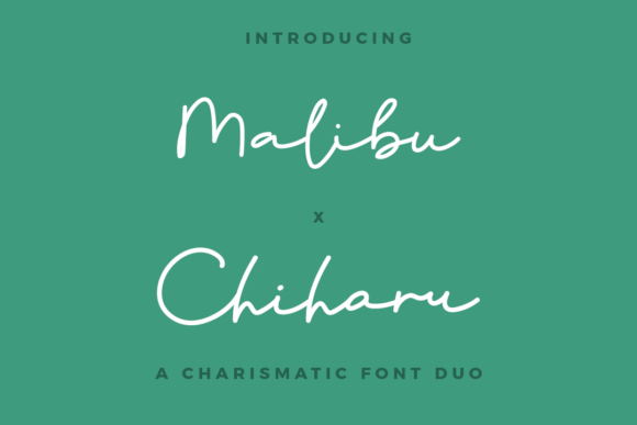 Madeline and Chiharu Duo Font preview 3