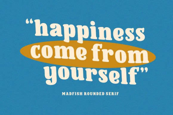 Madfish Typeface Font preview 2