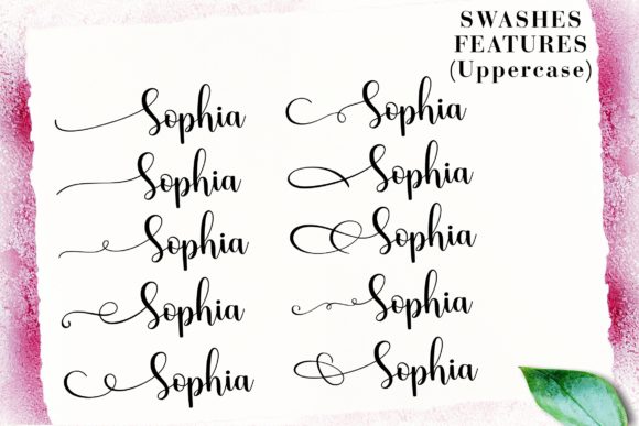 Madelyn Calligraphy Font preview 3