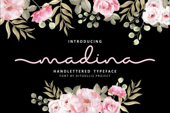 Madina Font preview 3
