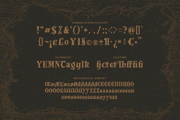 Magellan Font preview 3