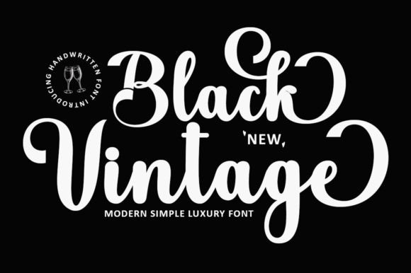 Black Vintage Font