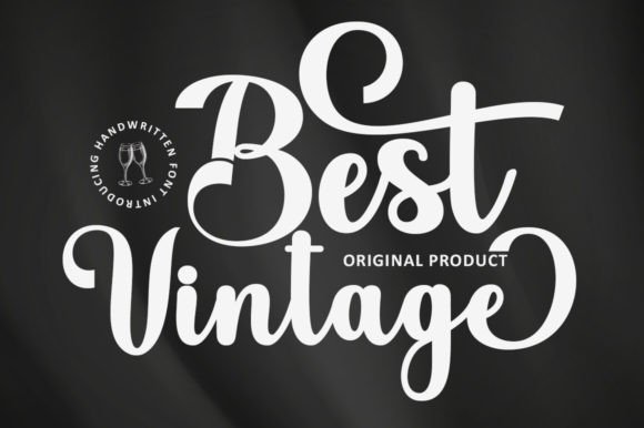 Black Vintage Font preview 2