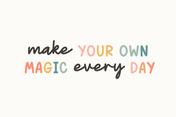 Magic Bubble Font preview 2