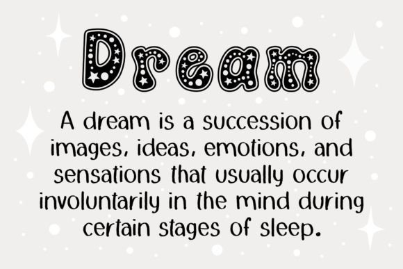 Magic Dream Font preview 2