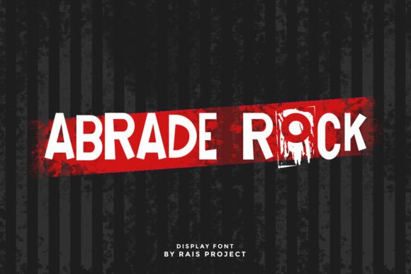 Abrade Rock Font
