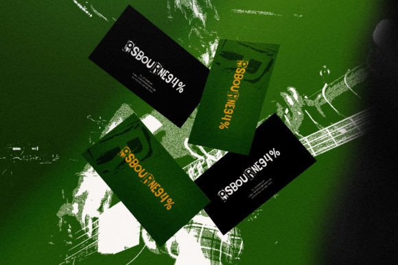 Abrade Rock Font preview 2