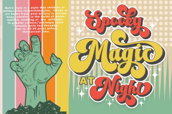 Magic Retro Font preview 3