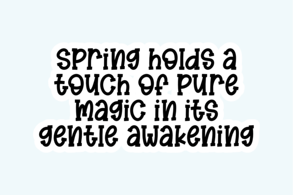 Magic Spring Font preview 2