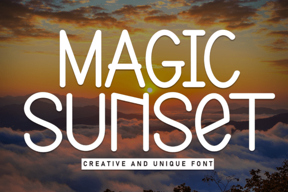 Magic Sunset Font