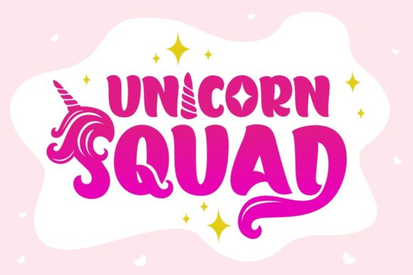 Magic Unicorn Font preview 3