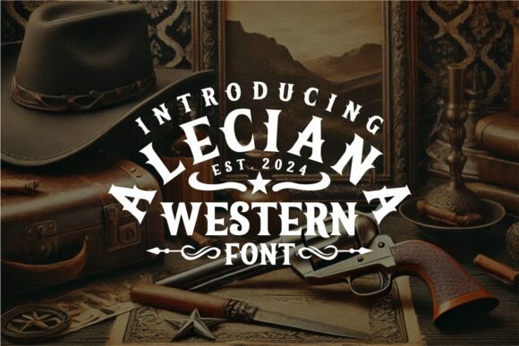 Aleciana Western Font