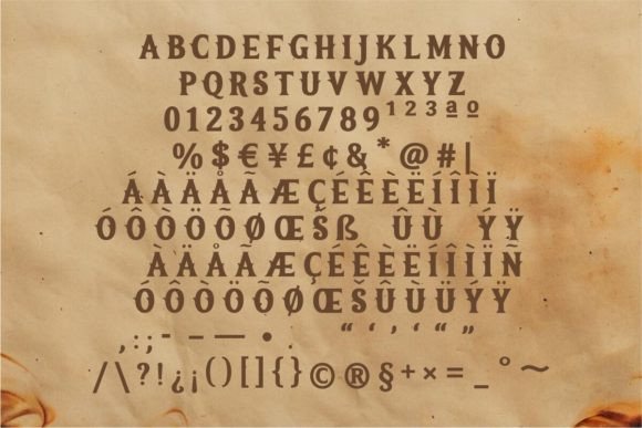 Aleciana Western Font preview 4