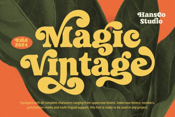 Magic Vintage Font