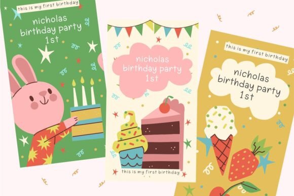 Magical Birthday Font preview 4