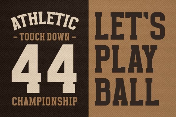 Brown College Font preview 4