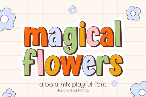 Magical Flowers Font