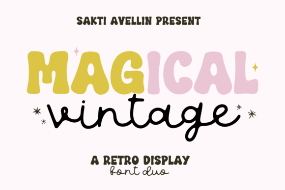 Magical Vintage Font preview 2