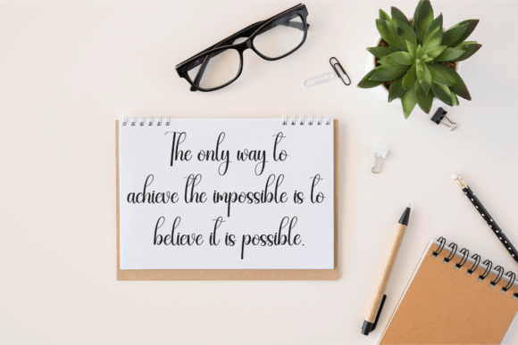 Magnolia Font preview 3