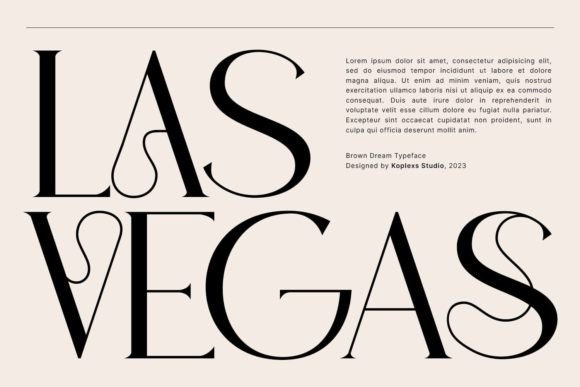 Brown Dream Font preview 3