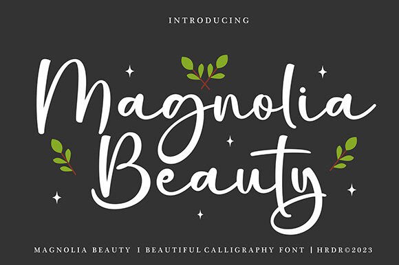 Magnolia Beauty Font