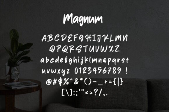 Magnum Font preview 2