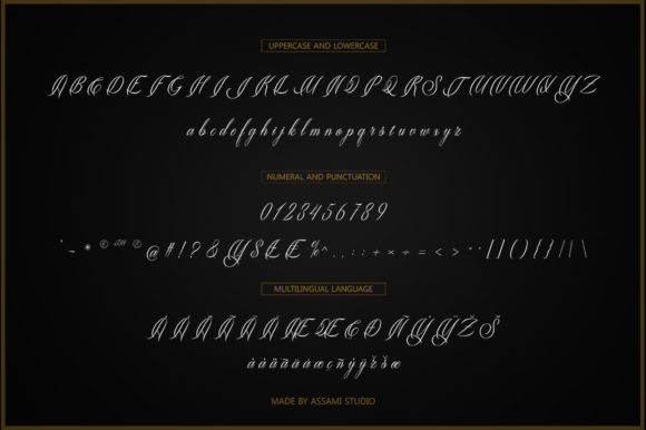 Maguero Script Font preview 2