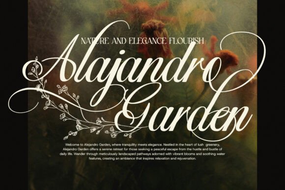 Mahogany Font preview 3