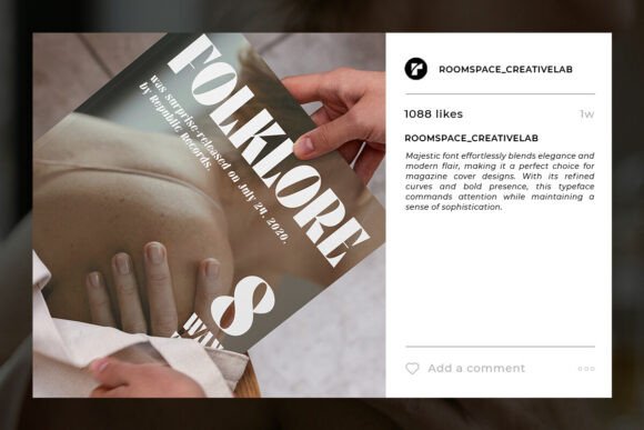 Majestic Vision Font preview 2