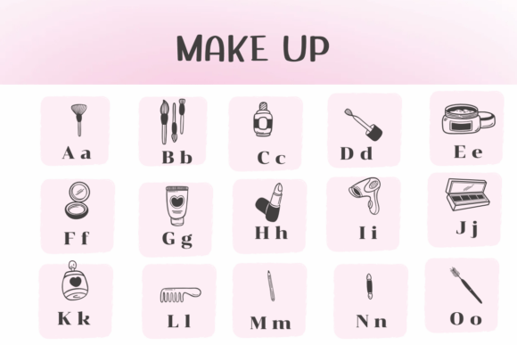 Make Up Font preview 2