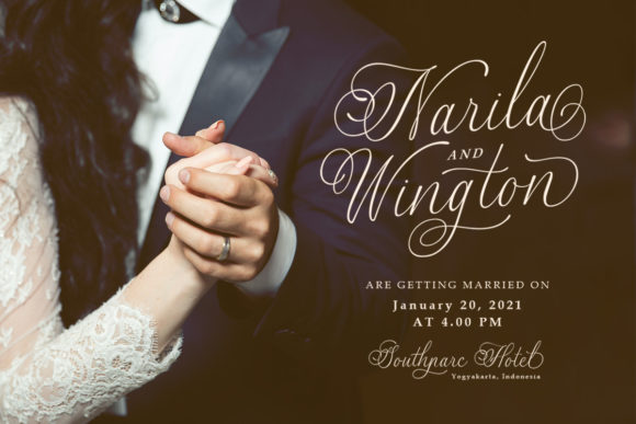 Maleryan Script Font preview 2