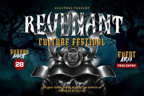 Maleficent Font preview 3
