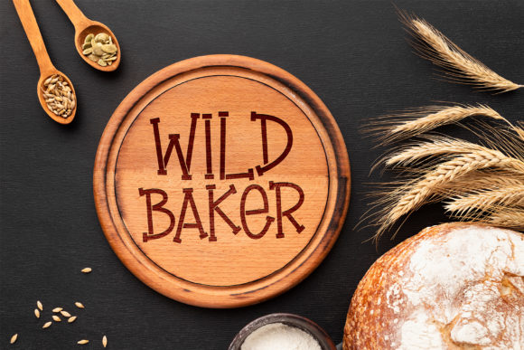 Brownie Stencil Font preview 3