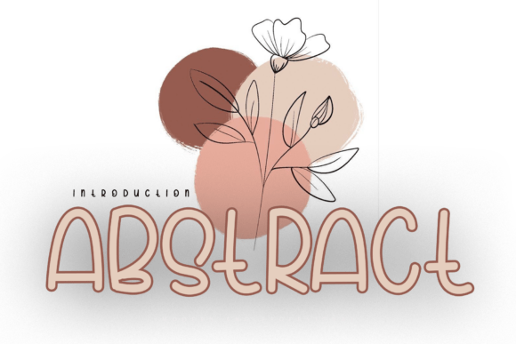 Abstract Font