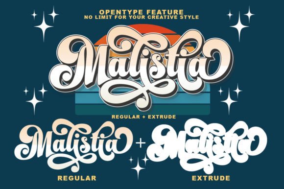 Malistia Font preview 3